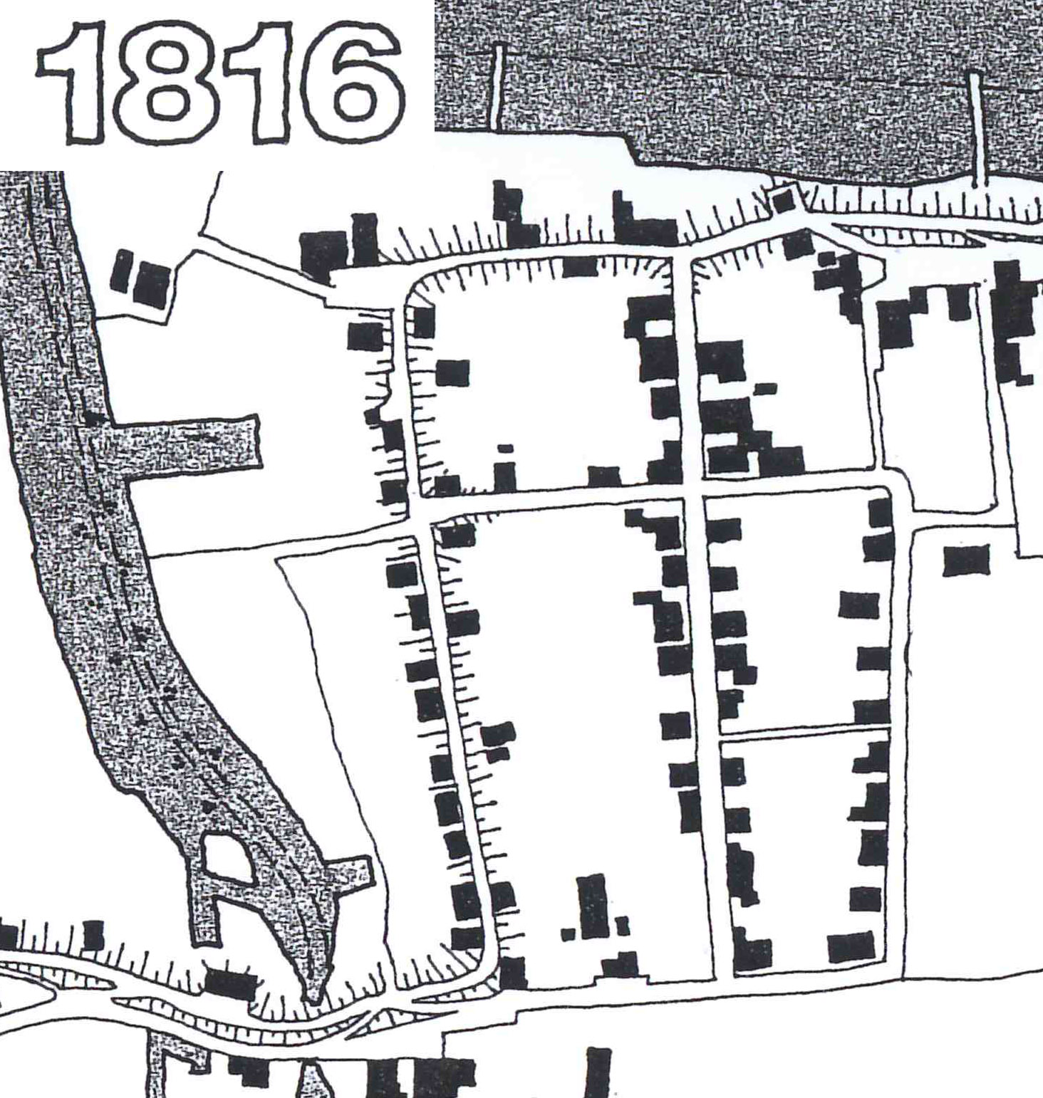 Siedlungsentwicklung Brake 1816 - Neue Anlage